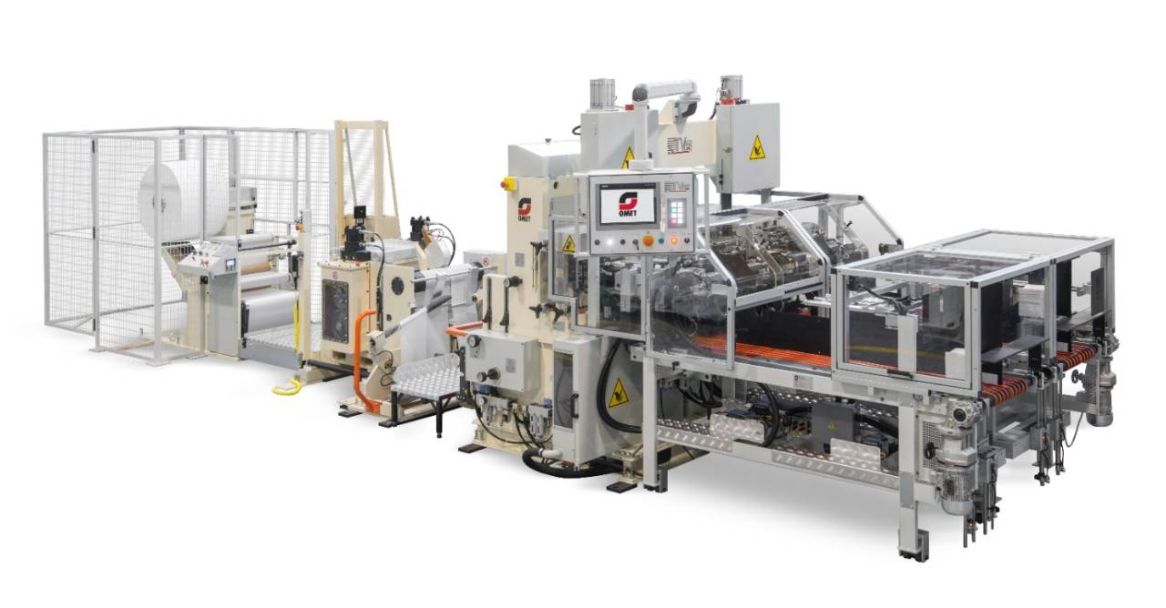 Máquina de fabricación de servilletas OMET — Servitissue